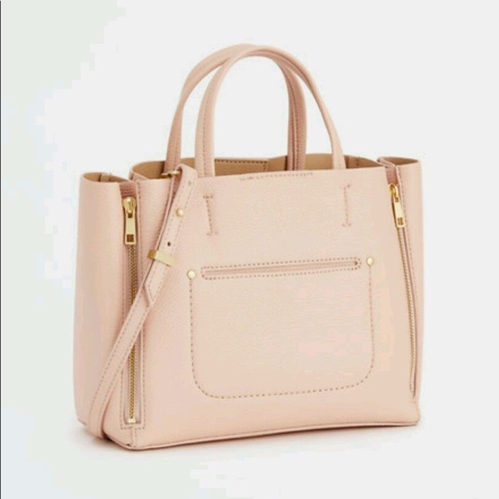 Ann Taylor Mini Signature Tote Blush Pink NWT - Picture 1 of 6